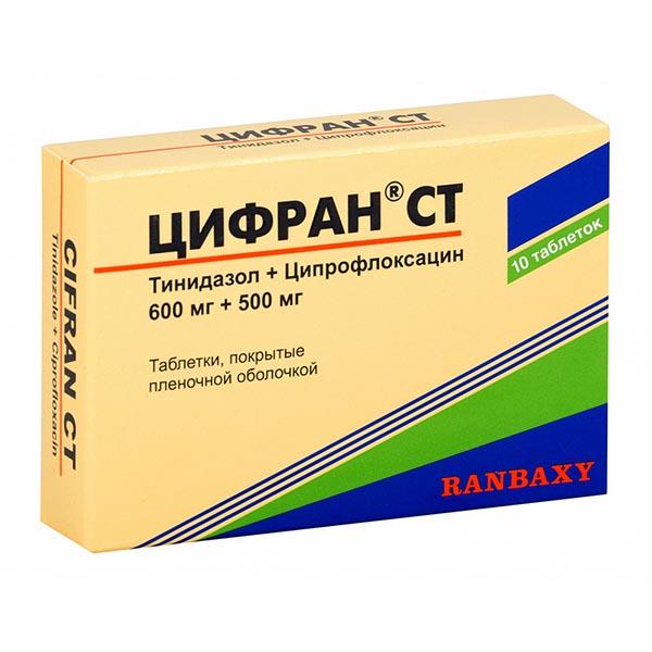 Цифран СТ Таблетки П/О Плен. 500/600мг 10шт - Купить В Москве.