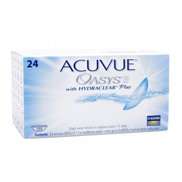 Линзы контактные Acuvue Oasys (-9.00/8.4) 24шт