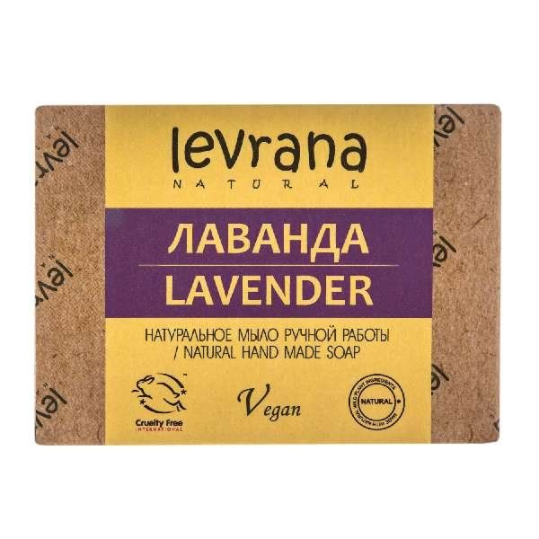 Мыло натуральное ручной работы Лаванда Levrana/Леврана 100г