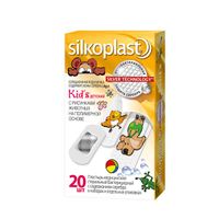 Пластырь бактерицидный стерильный Kids Silver Technology Silkopast/Силкопласт 20шт
