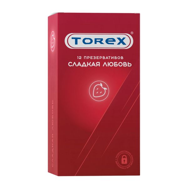 Презервативы сладкая любовь Torex/Торекс 12шт презервативы torex продлевающие 12шт