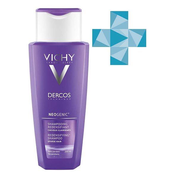 Шампунь для повышения густоты волос Dercos Neogenic Vichy/Виши 200мл виши деркос нутриентс шампунь витаминный д блеска волос 250мл