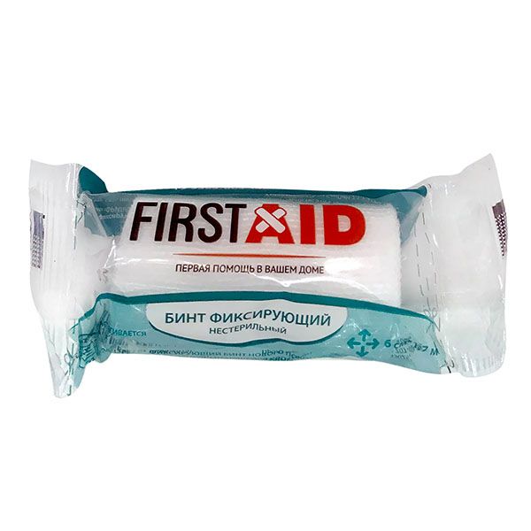 Бинт фиксирующий фриласт First Aid/Ферстэйд 1,7м х 6см бинт фиксирующий фриласт first aid ферстэйд 1 7м х 10см