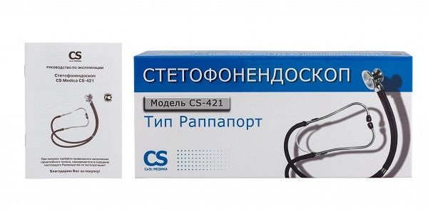 Стетофонендоскоп черный CS-421 CS Medica/СиЭс Медика