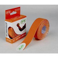 Тейп кинезиологическая на хлопковой основе в рулоне оранжевый SFM-Plaster 2,5см х 500см