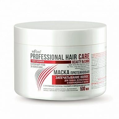 Маска протеиновая запечатающая волос Hair care Белита 500 мл Белита СП ООО 578415 - фото 1