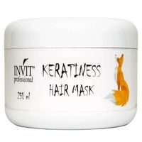 Маска для питания и реструктуризации поврежденных волос с кератином Keratiness Invit/Инвит 250мл