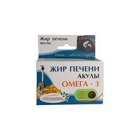 Жир печени акулы Омега-3 Фитолекарь Крыма капсулы 500мг 60шт миниатюра