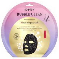 Маска для лица кислородная Bubble clean Black Magic Shary/Шери 20г миниатюра