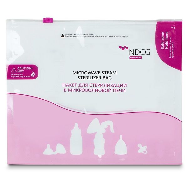 Пакеты для стерилизации в микроволновой печи Mother Care 3 шт NDCG фото №7