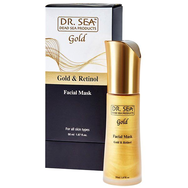 Маска для лица с золотом и ретинолом для всех типов кожи Dr.Sea/ДокторСи 50мл Pro Beauty Cosmetics LTD 2018428 Маска для лица с золотом и ретинолом для всех типов кожи Dr.Sea/ДокторСи 50мл - фото 1