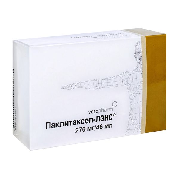 Паклитаксел-Лэнс концентрат для приг. раствора для инфузий 6мг/мл 46мл