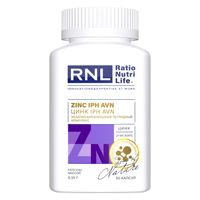 Цинк IPH AVN хелатно-минеральный пептидный комплекс RatioNutriLife капсулы 0,55г 30шт, миниатюра фото №13