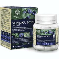 Черника Форте экстракт для взрослых и детей от 3 лет ВИС капсулы 0,3г 30шт