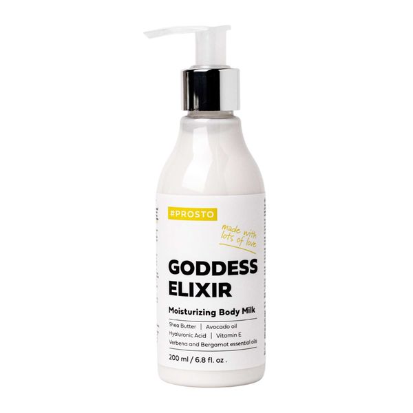 Молочко увлажняющее Goddess Elixir Prosto Cosmetics 200мл ИП Носова ВИ 2276498 - фото 1