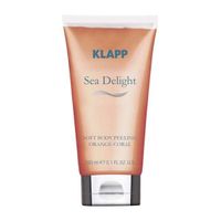 Пилинг для тела Оранжевый коралл Sea Delight Soft Body Peeling Orange Coral Klapp Cosmetics 150 мл