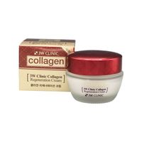 Крем для лица восстанавливающий с коллагеном Collagen regeneration cream 3W Clinic 60мл