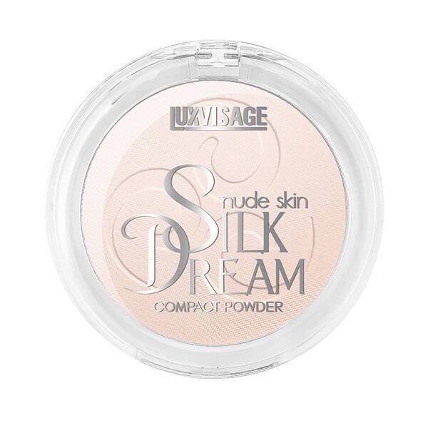 компактная пудра luxvisage silk dream nude skin тон 4 розовый беж Пудра компактная Silk Dream nude skin Luxvisage тон 01 4г