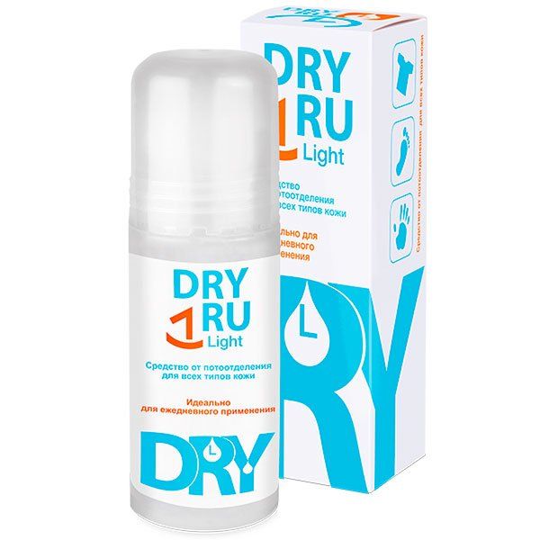 Средство Dry RU (Драй Ру) от потоотделения для всех типов кожи Light 50 мл