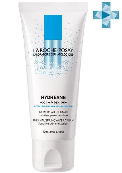 Крем для чувствительной кожи увлажняющий Hydreane Extra Riche La Roche Posay/Ля рош позе туба 40мл (M4320100)