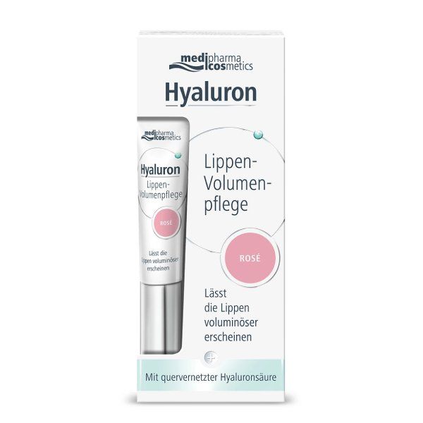 Бальзам для объема губ розовый Hyaluron Medipharma/Медифарма cosmetics 7мл medipharma cosmetics hyaluron бальзам для объема губ марсала 7