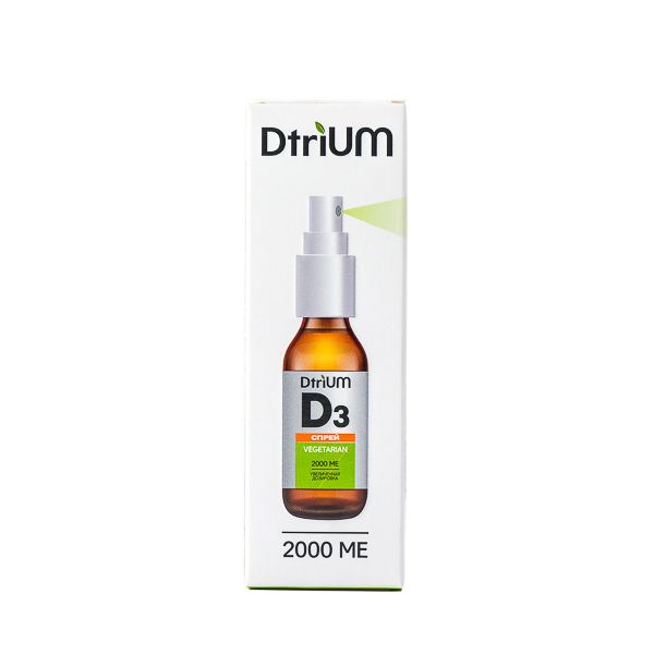 Витамин Д3 DtriUM раствор для приема внутрь с дозатором 2000МЕ 30мл фото №4