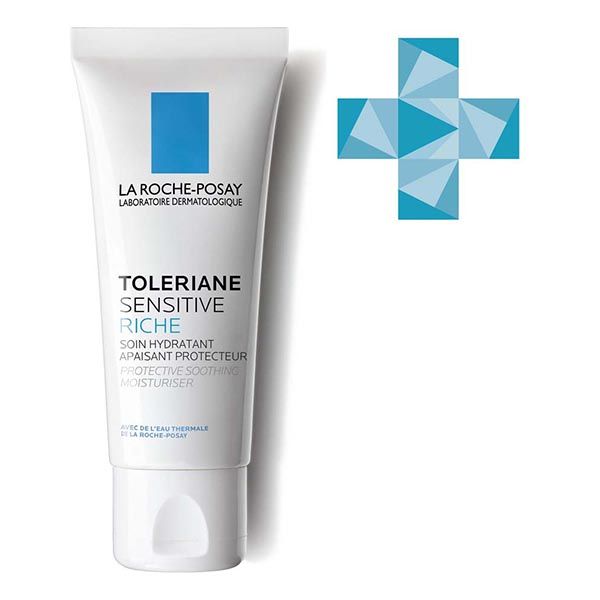 Крем для сухой чувствительной кожи с пребиотической формулой Toleriane Sensitive Riche La Roche Posay/Ля рош позе 40мл