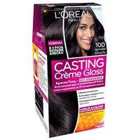 Крем-краска для волос Casting creme gloss L'Oreal Paris/Лореаль Париж тон 100 Черная ваниль