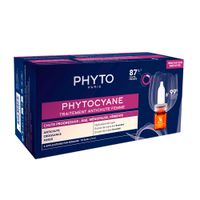 Сыворотка против выпадения волос прогрессирующее уменьшение плотности волос для женщин Phytocyane Phyto/Фито амп. 5мл 12шт миниатюра
