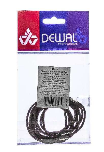 Резинки для волос коричневые Midi Dewal 10шт Der Deutsche Wal CN 1633748 - фото 1
