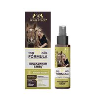 Купаж масел Лошадиная сила Top 10 Oils Formula для роста и глубокого восстановления волос 100 мл