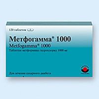 Метфогамма 1000 таблетки п/о плен. 1000мг 120шт, миниатюра фото №2