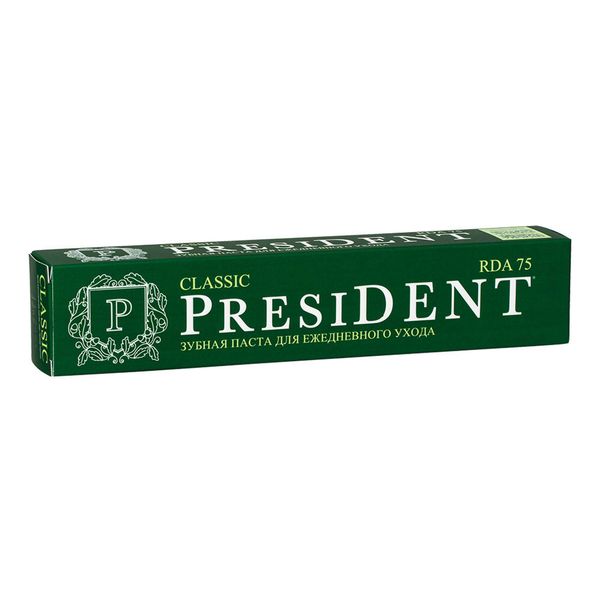 Паста зубная Classic PresidentПрезидент 75г 317₽