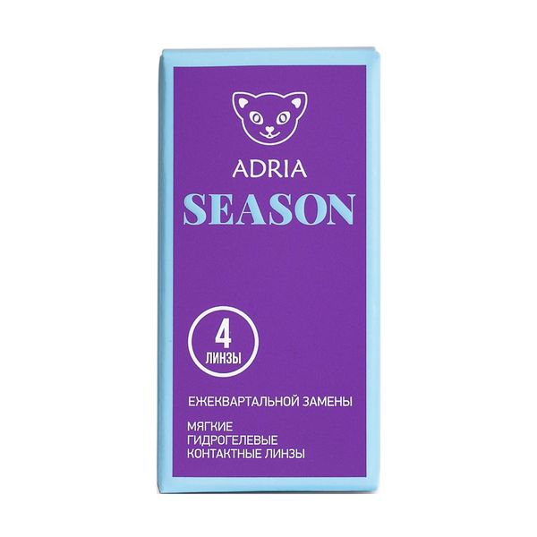 Линзы контактные Adria/Адриа Season (8.6/-2.00) 4шт