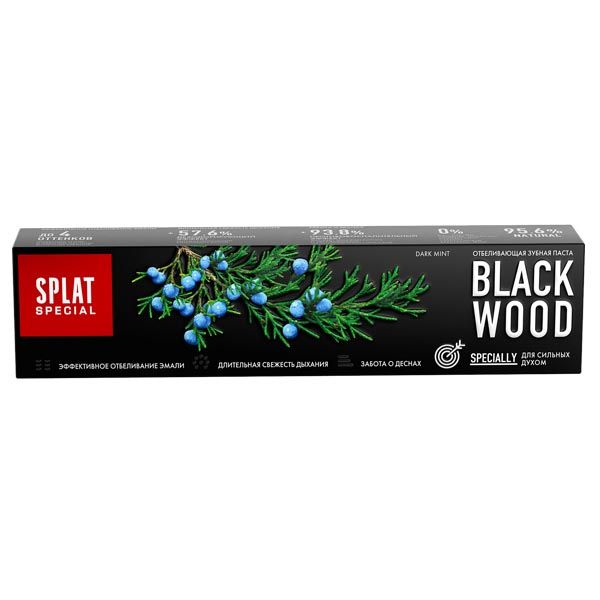 Паста зубная отбеливающая Splat/Сплат Special Blackwood 75мл фото №2