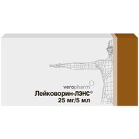 Лейковорин-Лэнс раствор для в/в и в/м введ. 5мг/мл 5мл 5шт