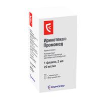 Иринотекан-Промомед концентрат для приг. раствора для инфузий 20мг/мл 2мл