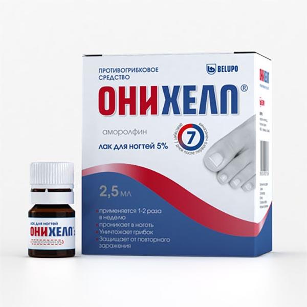 Изображение товара Онихелп лак для ногтей 5% фл. 2,5мл