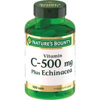 Витамин С+Эхинацея Nature's Bounty/Нэйчес баунти таблетки 500мг 100шт