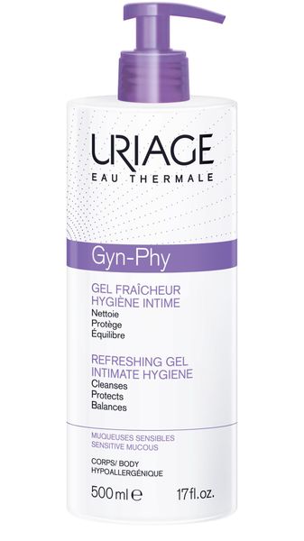 Гель для интимной гигиены с 4-х лет Gyn-Phy Uriage/Урьяж помпа 500мл Uriage Lab
