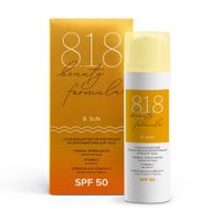 Крем солнцезащитный для лица увлажняющий матирующий SPF50 8.1.8 Beauty formula фл. 50мл