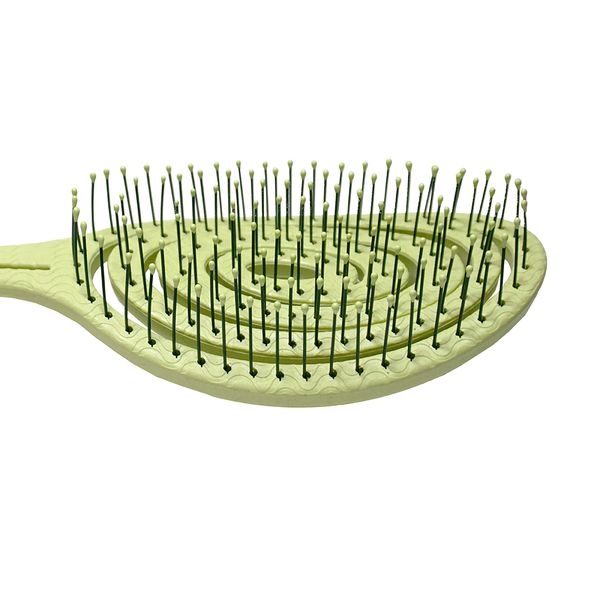 Расческа-био подвижная для волос зеленая Solomeya (5440-M2) фото №4