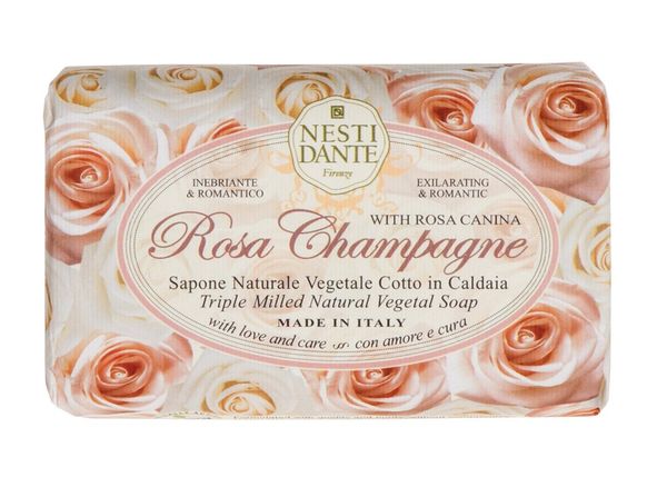 Мыло Nesti Dante (Нести Данте) Rose Champagne 150 г NESTI DANTE Srl 570896 Мыло Nesti Dante (Нести Данте) Rose Champagne 150 г - фото 1
