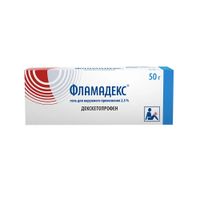 Фламадекс гель для наружного применения 2,5% 50г