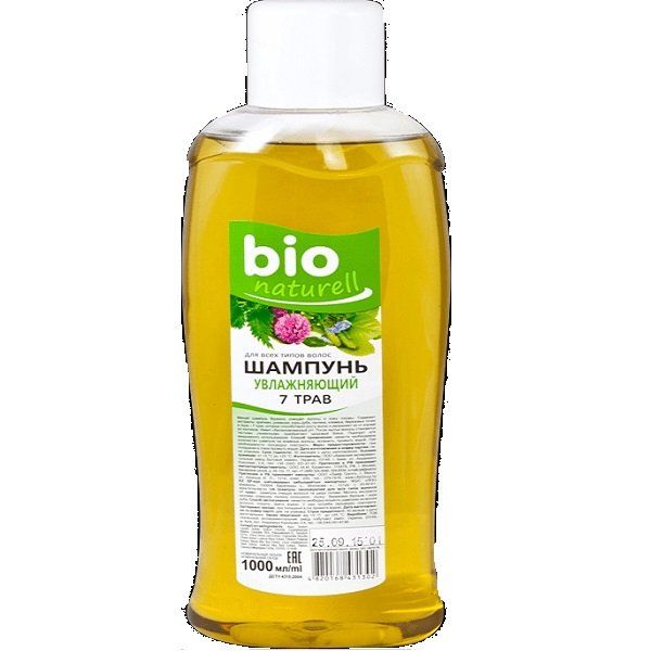 Шампунь для волос Комплексный уход 7 трав Bio Naturell 1л