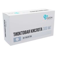 Тиоктовая кислота таблетки п/о плен. 300мг 30шт, миниатюра фото №5