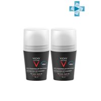 Набор Homme Vichy/Виши: Дезодорант шариковый 48ч для чувствительной кожи 50мл скидка -50% на второй 2шт миниатюра