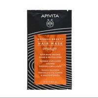 Маска-экспресс для волос блеск и жизненная сила с апельсином саше Apivita/Апивита 20мл