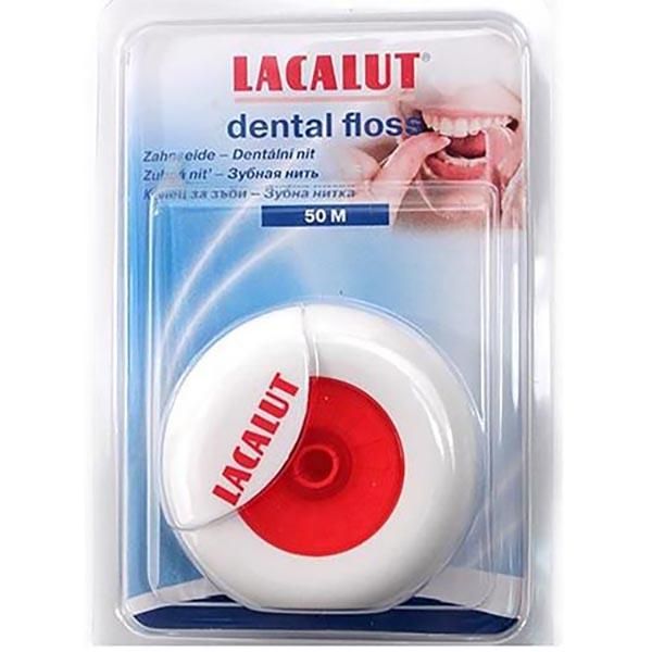 Нить зубная Dental floss Lacalut/Лакалют 50м lp care нить зубная dental mint 1