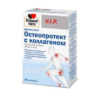 Остеопротект с коллагеном V.I.P. Doppelherz/Доппельгерц капсулы 30шт миниатюра фото №2